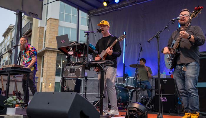 Delta Wave live at Sunset Music Festival on June 30